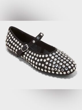 NEW A New Day™ Women's Issa
Rhinestone Mary Jane Ballet
Flats